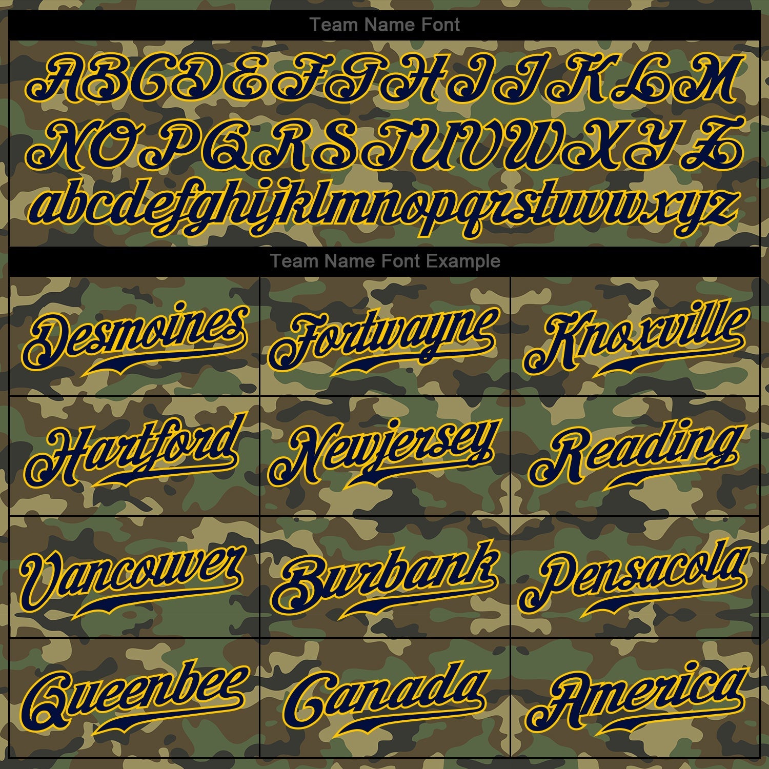 Custom Camo Navy-Gold Authentic Salute To Service Baseball Jersey view 4