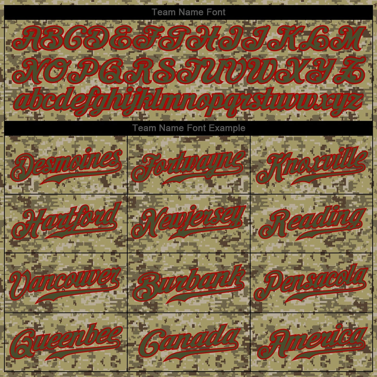 Custom Camo Olive-Red Authentic Salute To Service Baseball Jersey view 4