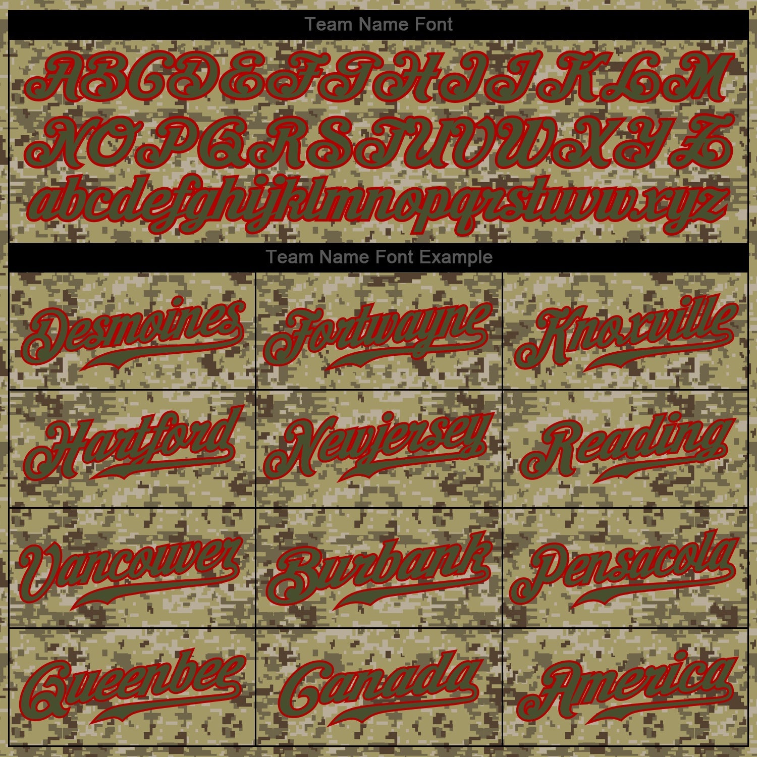 Custom Camo Olive-Red Authentic Salute To Service Baseball Jersey view 4