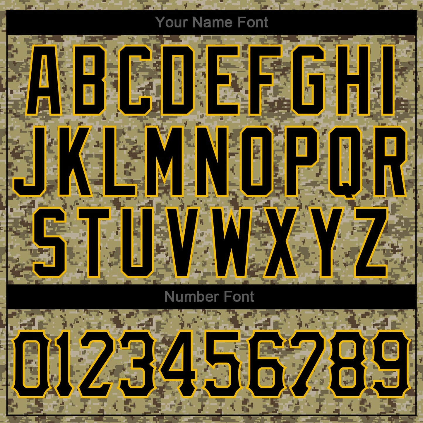 Custom Camo Black-Gold Authentic Salute To Service Baseball Jersey view 5