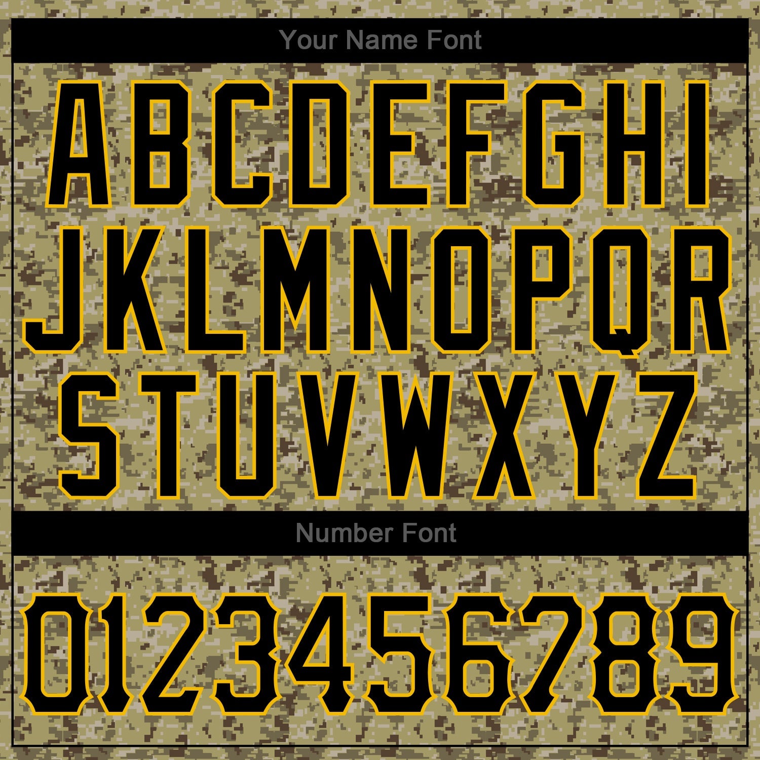 Custom Camo Black-Gold Authentic Salute To Service Baseball Jersey view 5