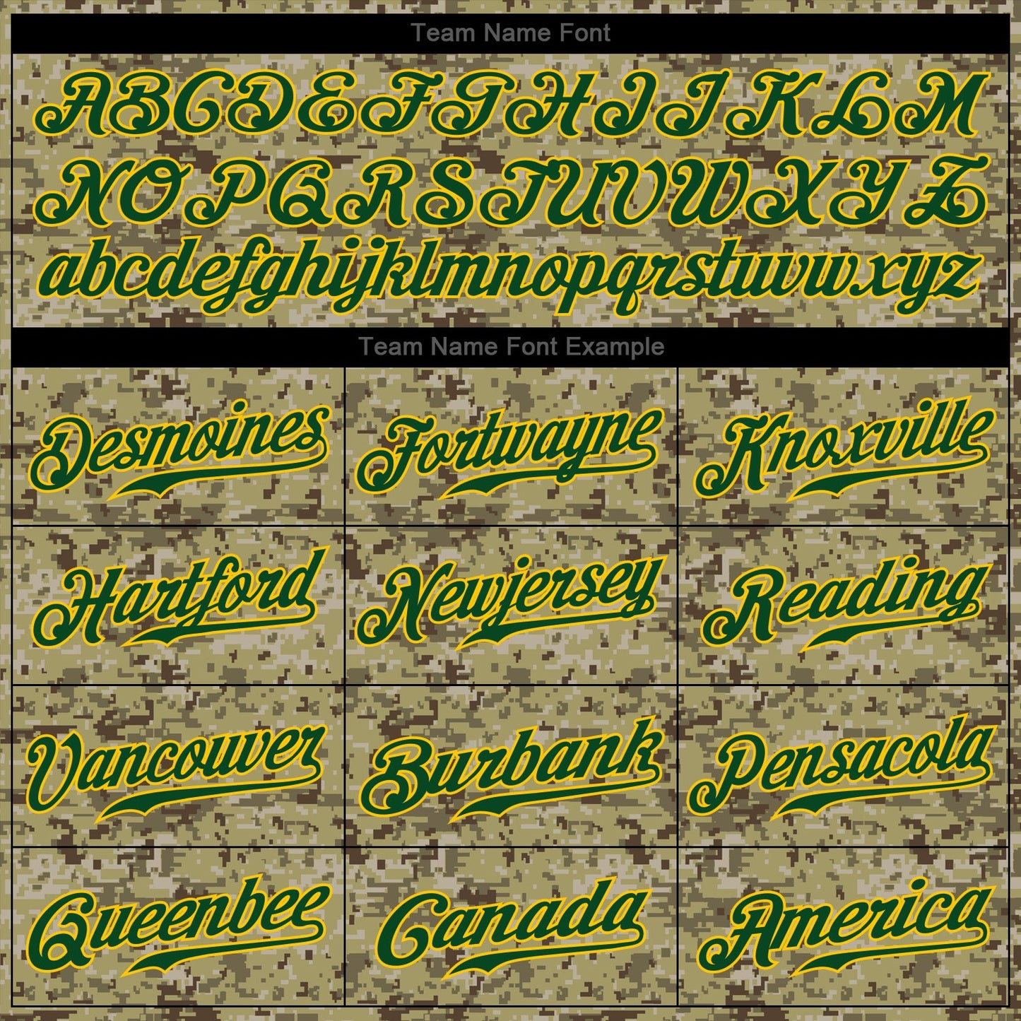 Custom Camo Green-Gold Authentic Salute To Service Baseball Jersey view 4