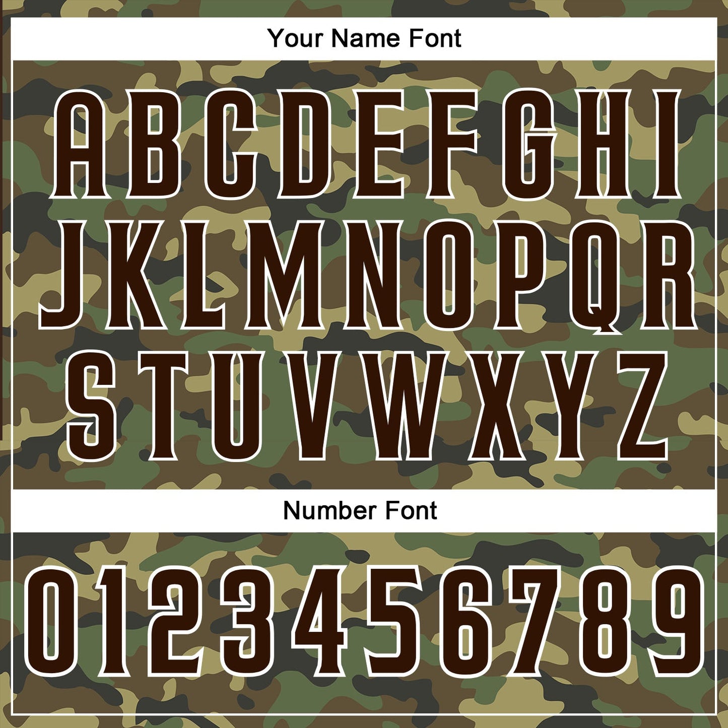 Custom Camo Brown-White Authentic Salute To Service Baseball Jersey view 5