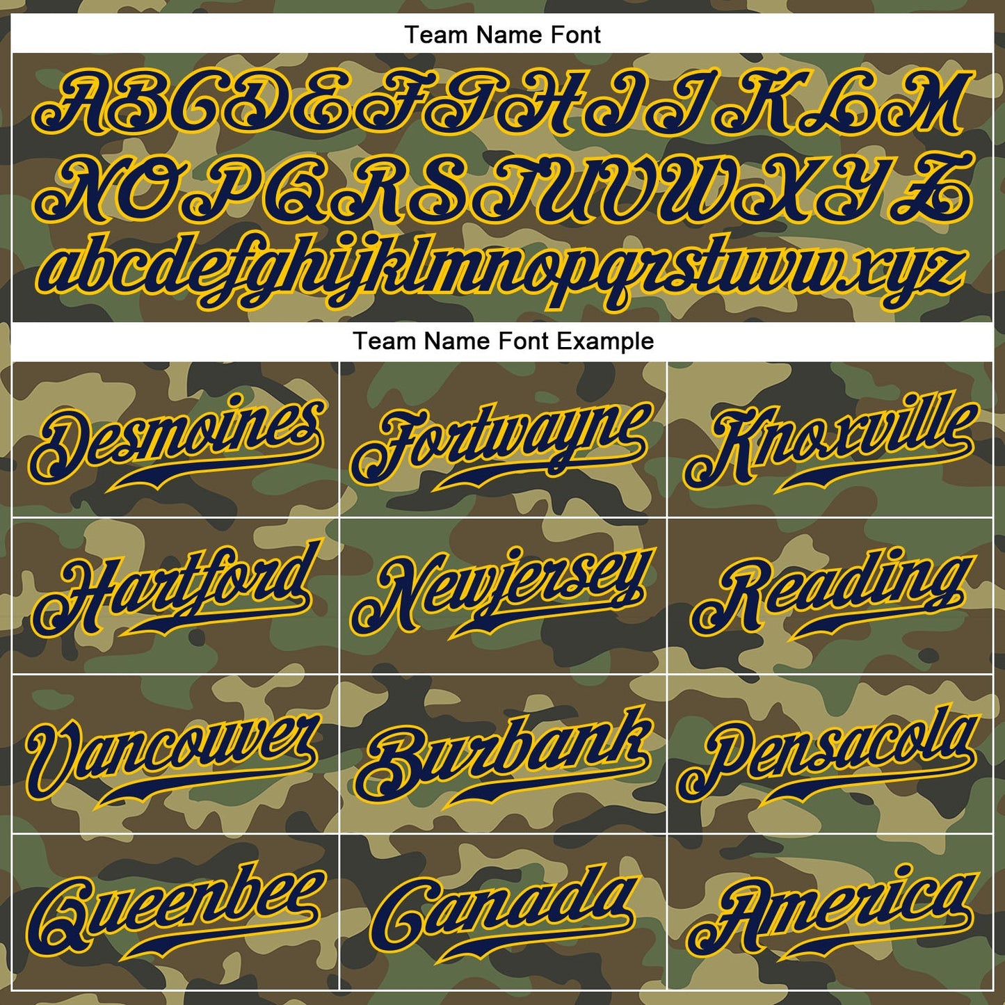 Custom Camo Navy-Gold Authentic Salute To Service Baseball Jersey view 4
