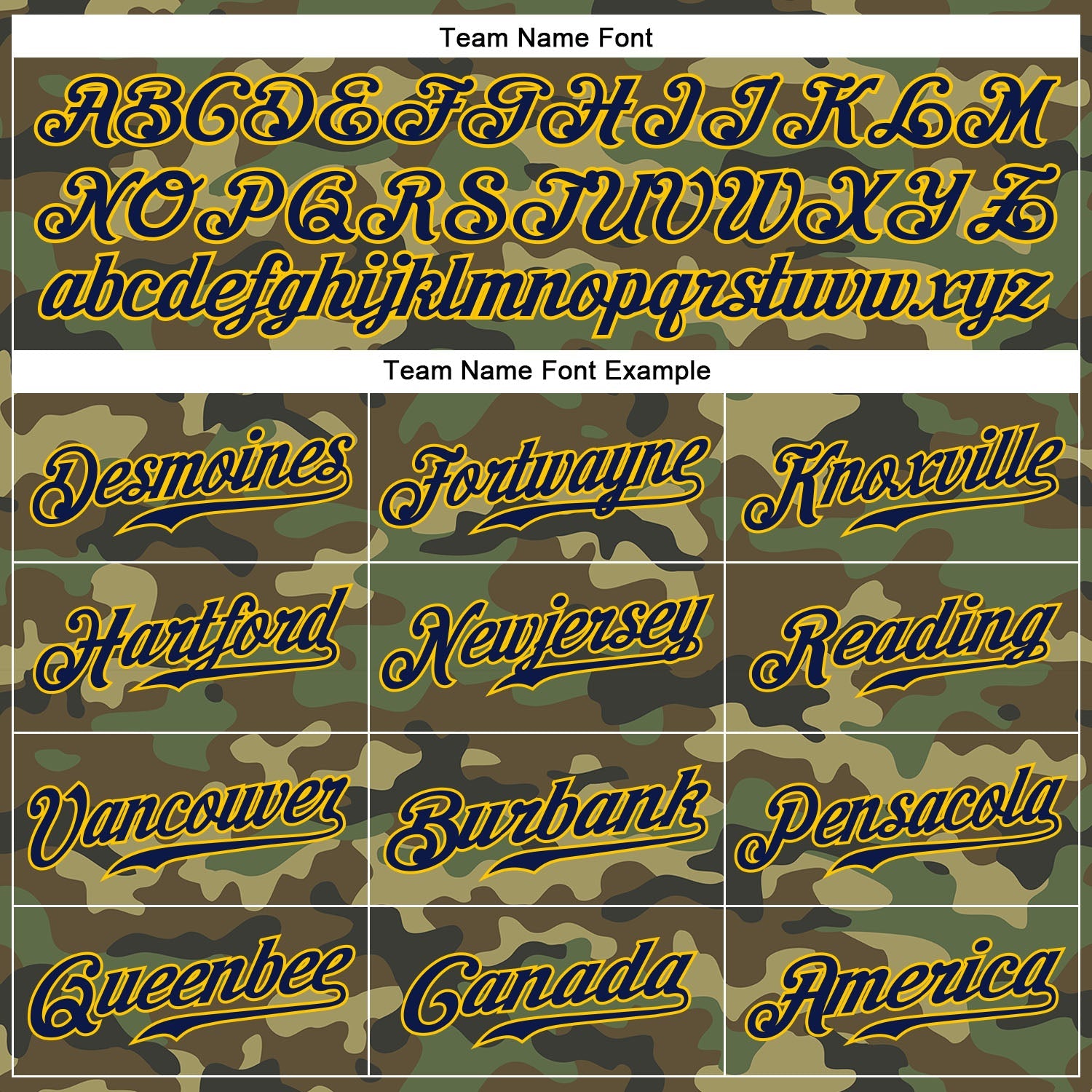 Custom Camo Navy-Gold Authentic Salute To Service Baseball Jersey view 4
