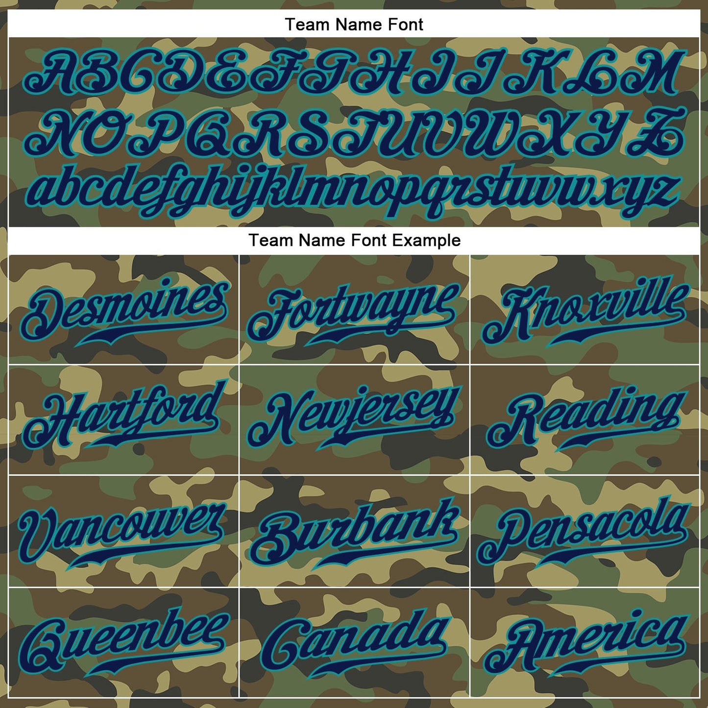 Custom Camo Navy-Teal Authentic Salute To Service Baseball Jersey view 4