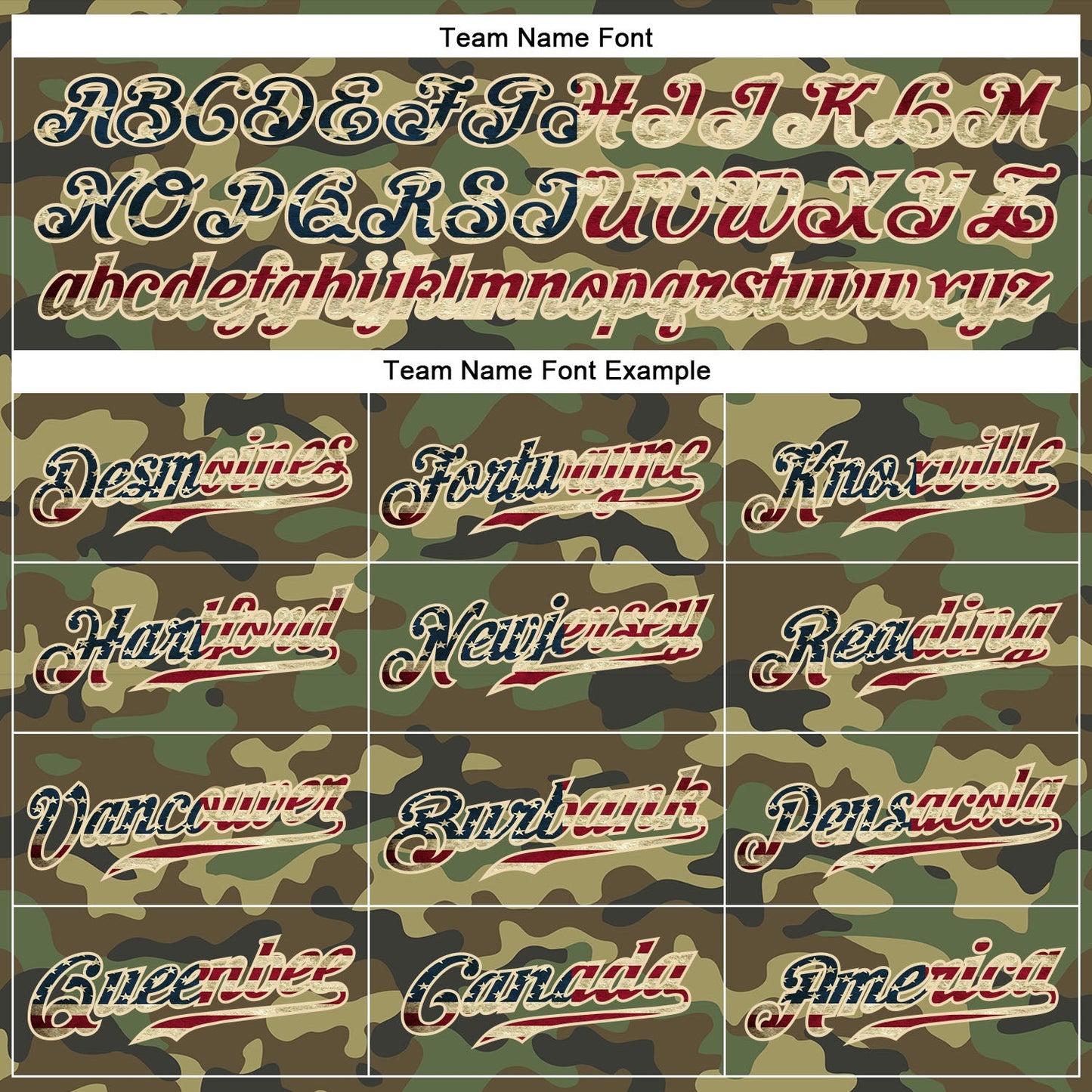 Custom Camo Vintage USA Flag-Cream Authentic Salute To Service Baseball Jersey view 5