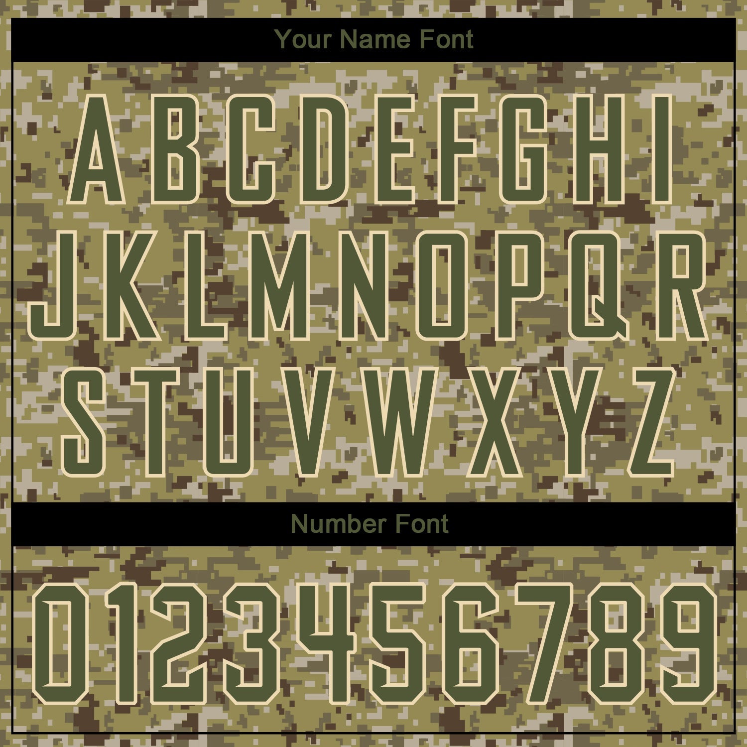 Custom Stitched Camo Olive-Cream Sports Pullover Sweatshirt Salute To Service Hoodie view 6