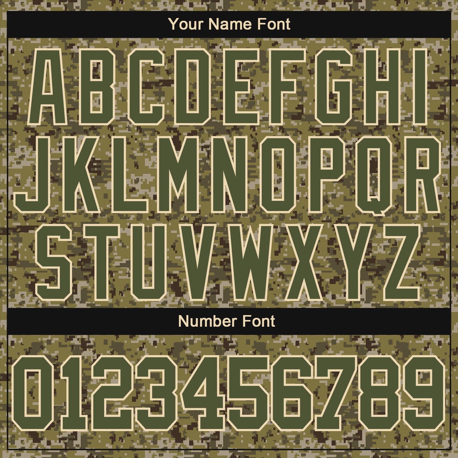 Custom Camo Olive-Cream Performance Salute To Service T-Shirt view 4
