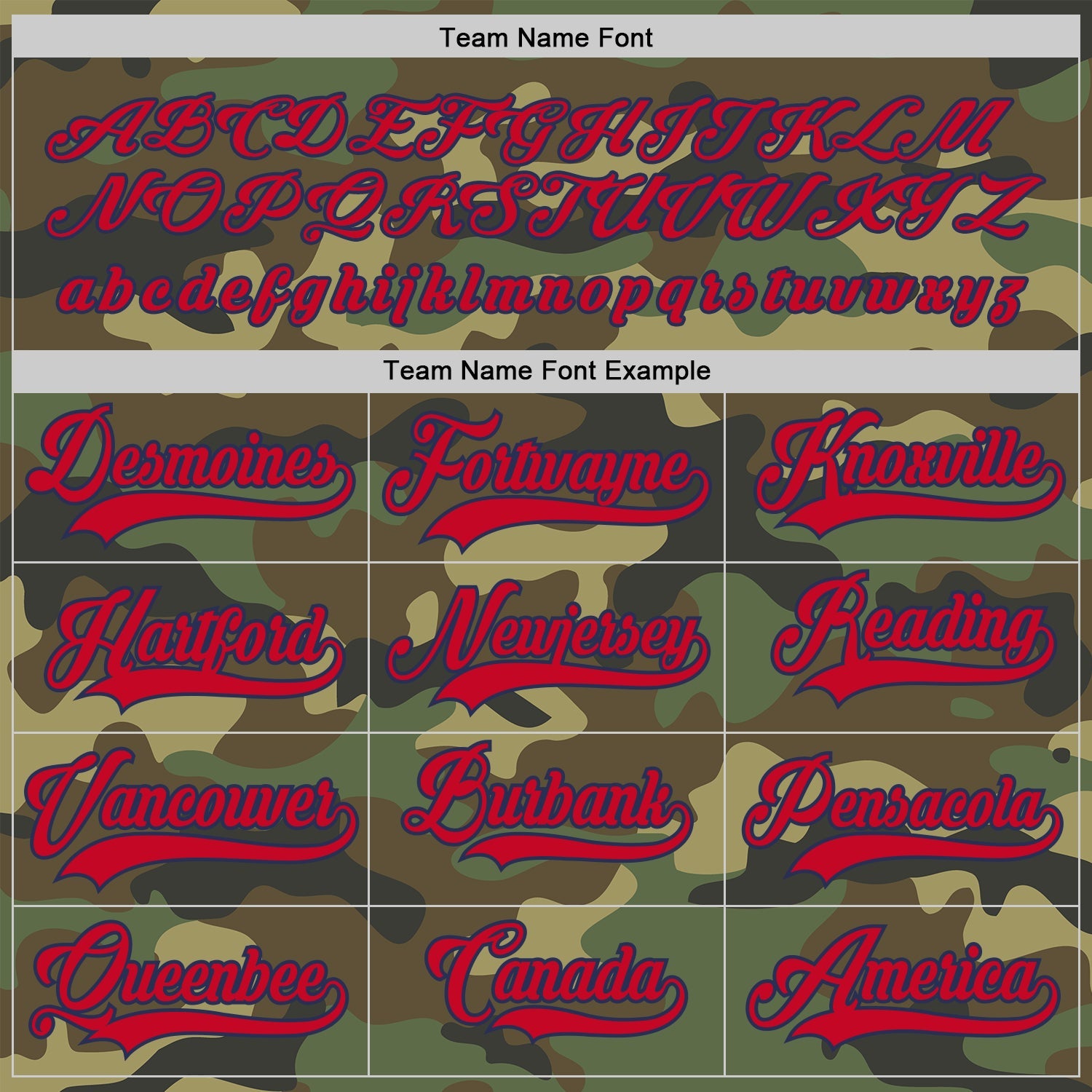 Custom Camo Red-Navy Salute To Service Hockey Jersey view 4