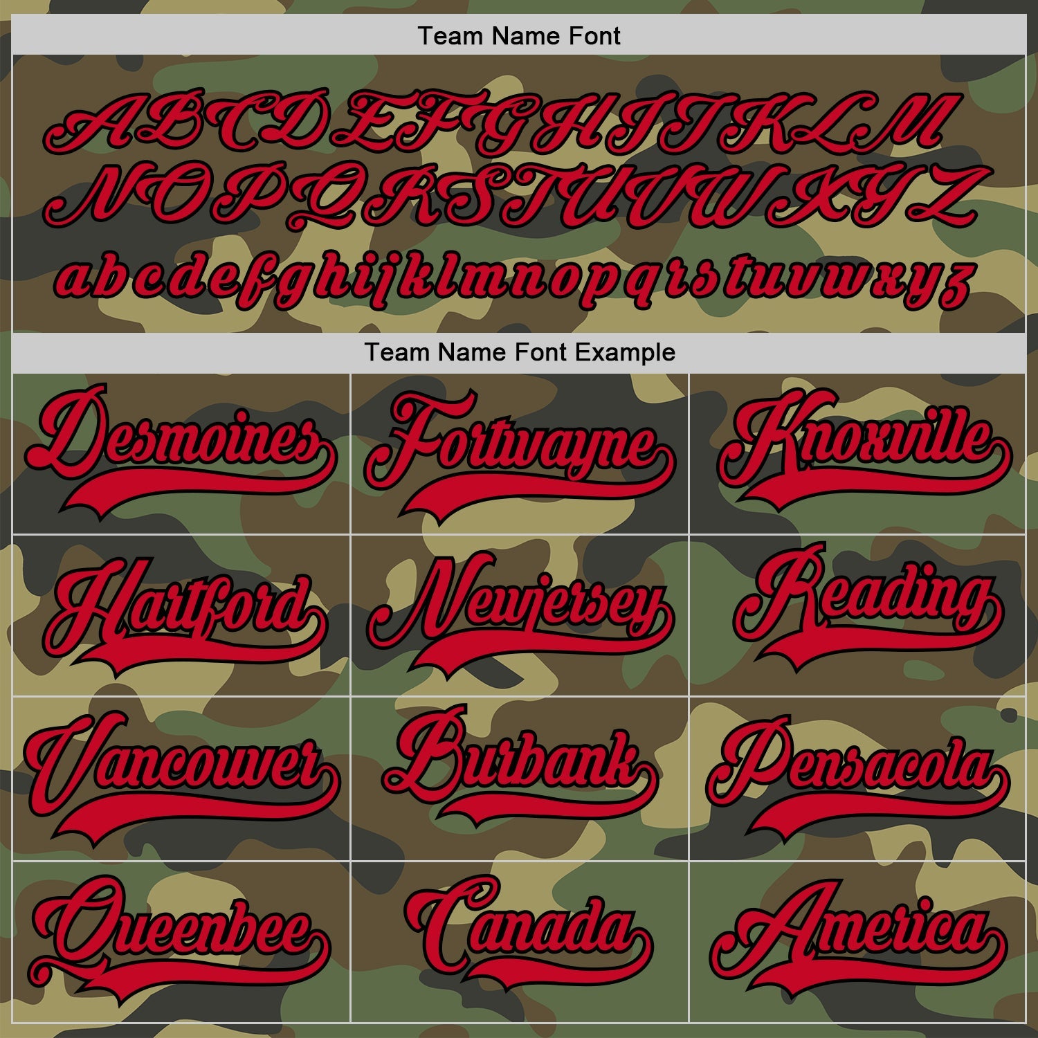 Custom Camo Red-Black Salute To Service Hockey Jersey view 4