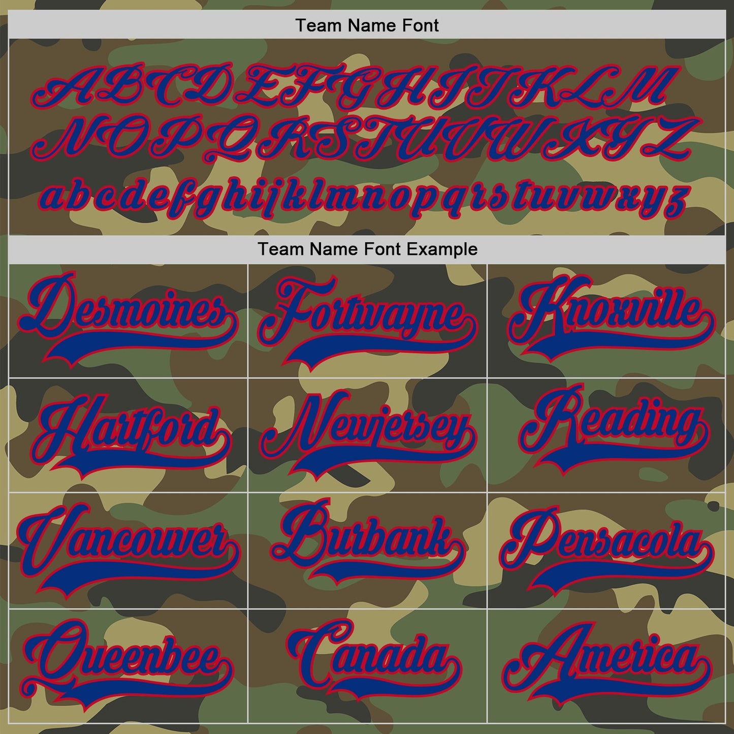 Custom Camo Royal-Red Salute To Service Hockey Jersey view 4