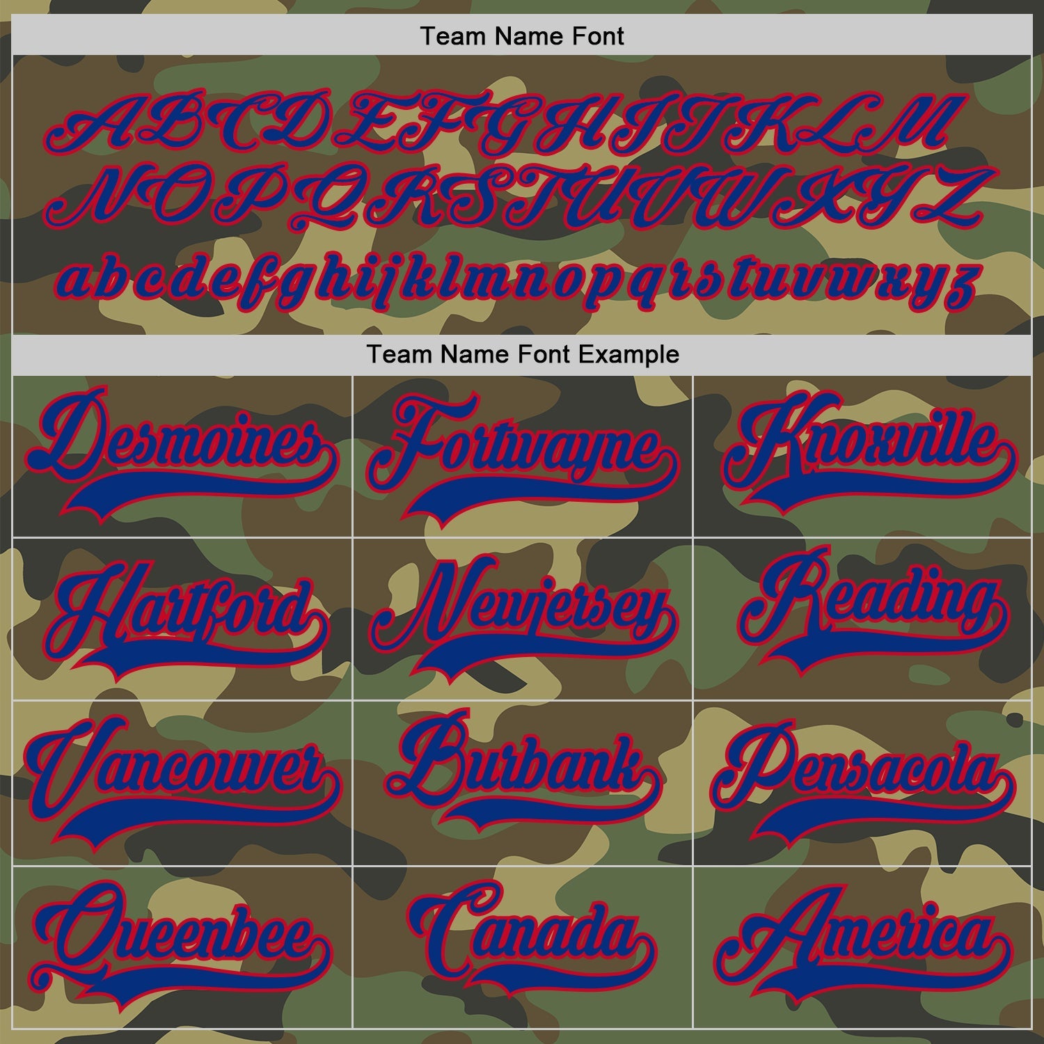Custom Camo Royal-Red Salute To Service Hockey Jersey view 4
