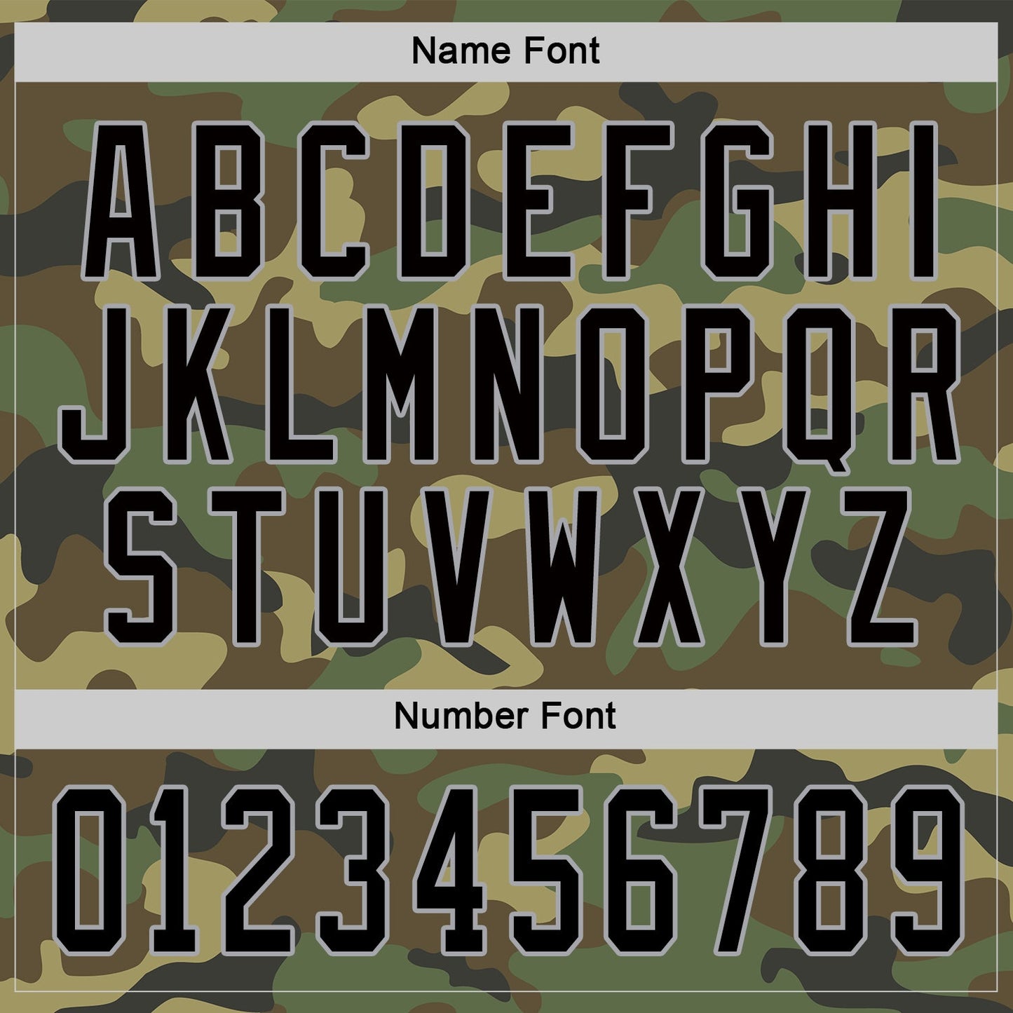 Custom Camo Black-Gray Salute To Service Hockey Jersey view 3