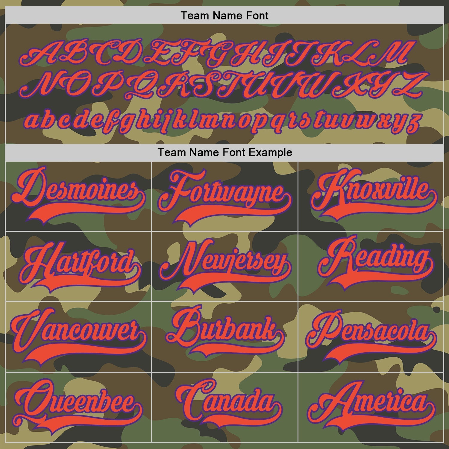 Custom Camo Purple-Orange Salute To Service Hockey Jersey view 4