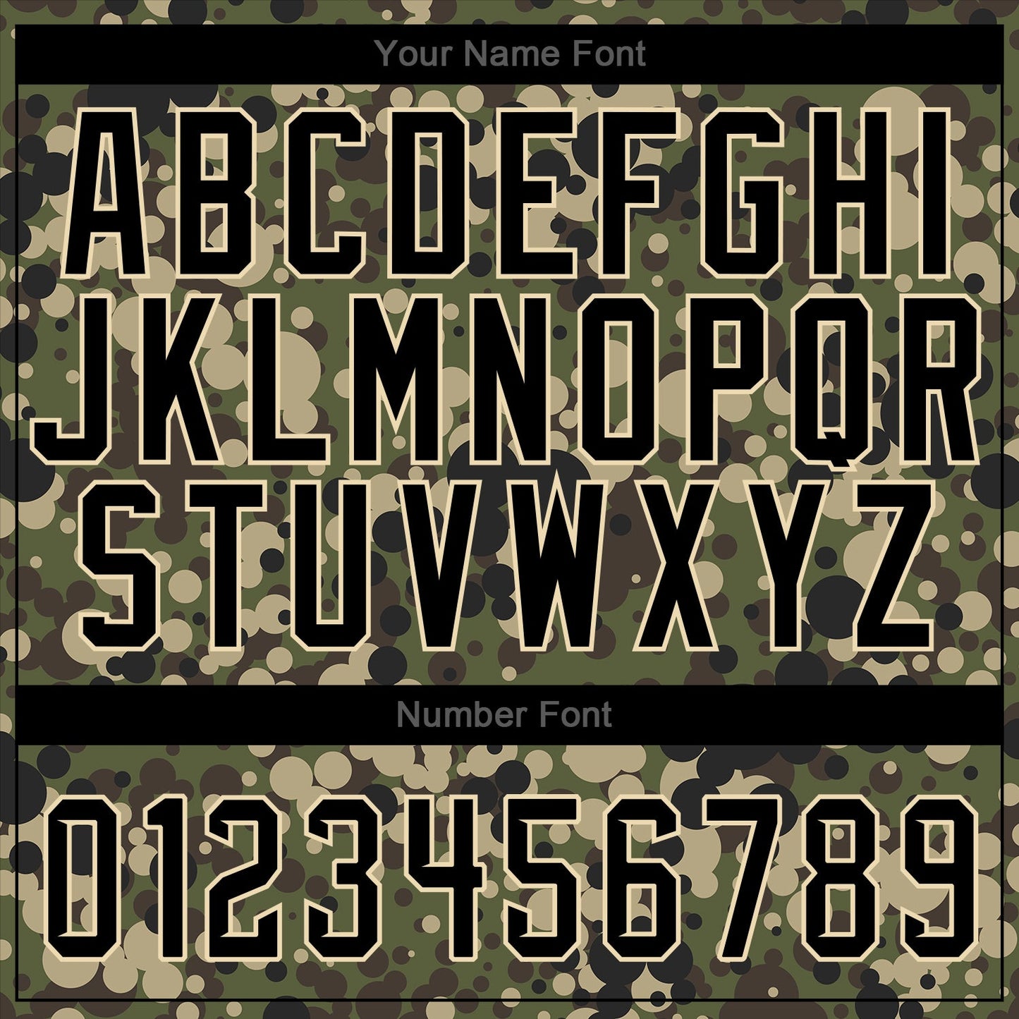 Custom Camo Black-Cream Authentic Salute To Service Baseball Jersey view 5