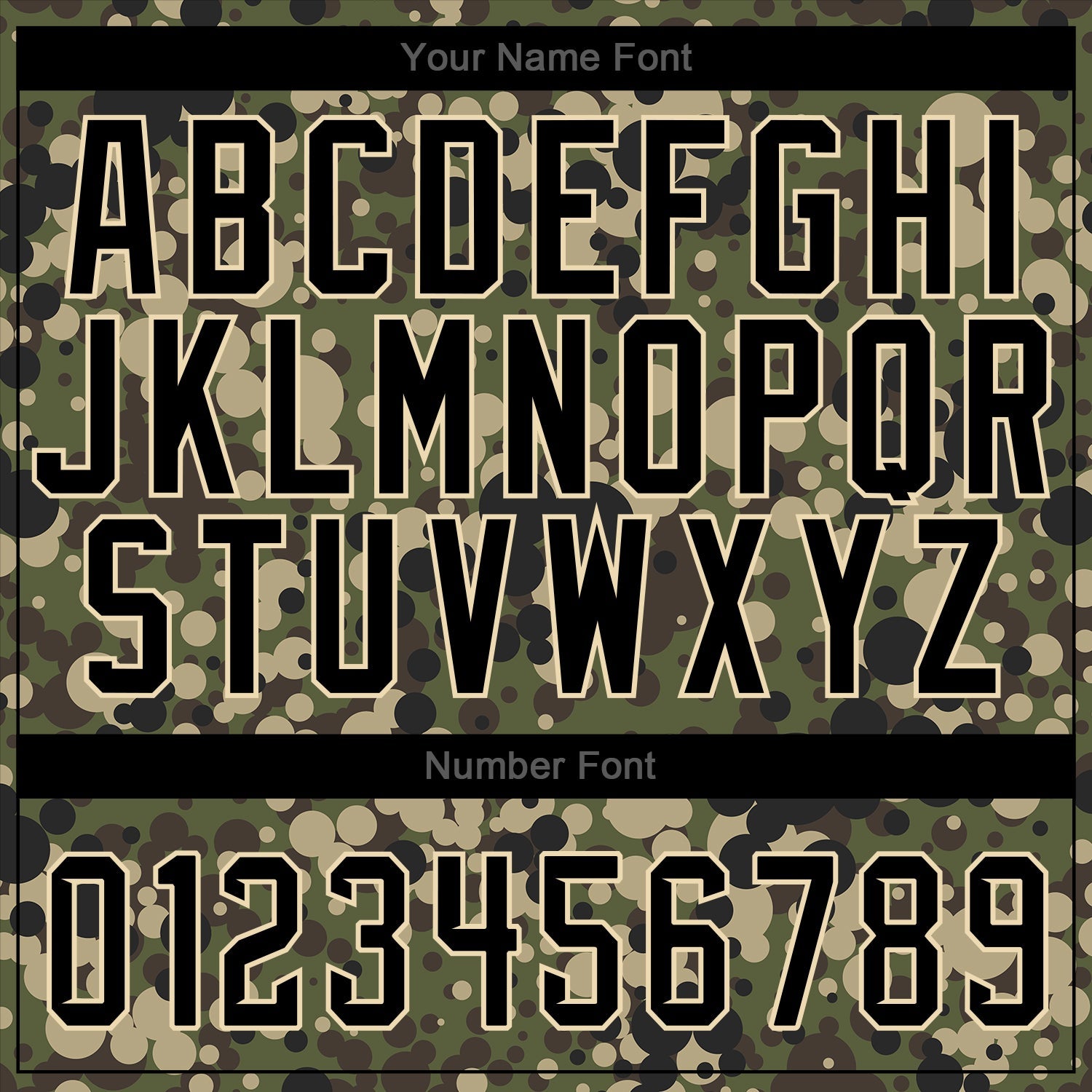 Custom Camo Black-Cream Authentic Salute To Service Baseball Jersey view 5
