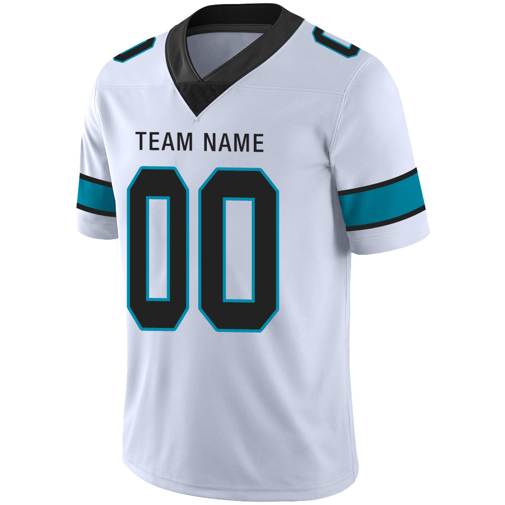 Custom C.Panther Stitched American Football Jerseys Personalize Birthday Gifts White Jersey view 4