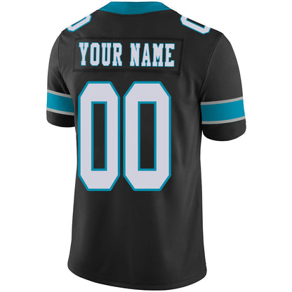 Custom C.Panther Stitched American Football Jerseys Personalize Birthday Gifts Black Jersey view 3
