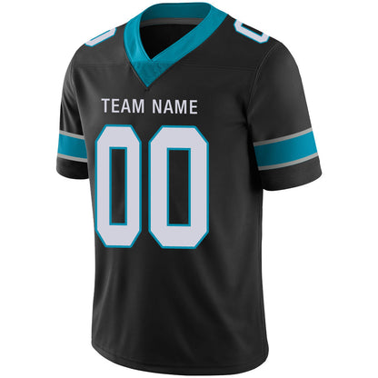 Custom C.Panther Stitched American Football Jerseys Personalize Birthday Gifts Black Jersey view 4
