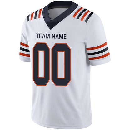 Custom C.Bear Stitched American Football Jerseys Personalize Birthday Gifts White Jersey view 4