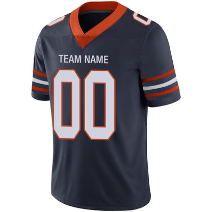 Custom C.Bear Stitched American Personalize Birthday Gifts Navy Jersey Football Jerseys view 4