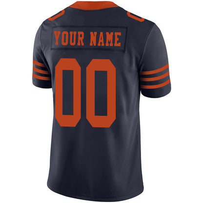 Custom C.Bear Stitched American Football Jerseys Personalize Birthday Gifts Navy Jersey view 3