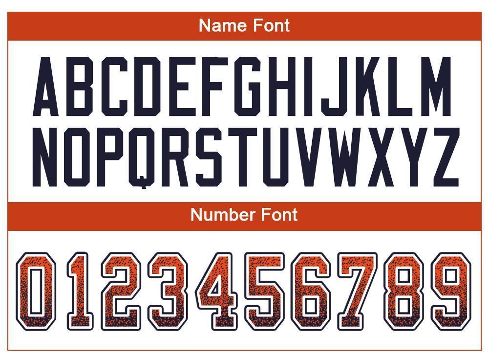 Custom Orange Navy-White Drift Fashion Football Jersey view 4