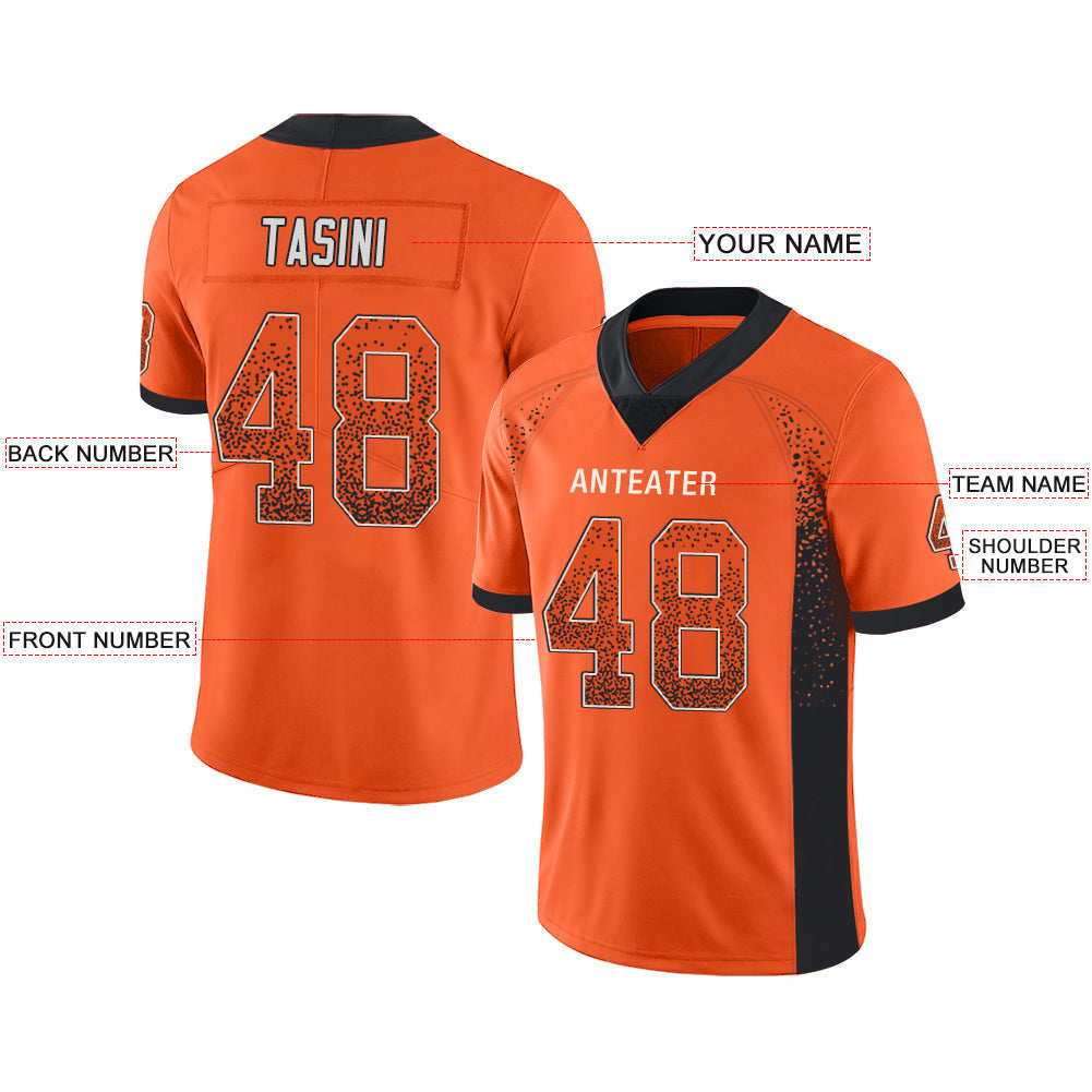 Custom C.Bengal  Stitched American Football Jerseys Personalize Birthday Gifts Orange Jersey view 2