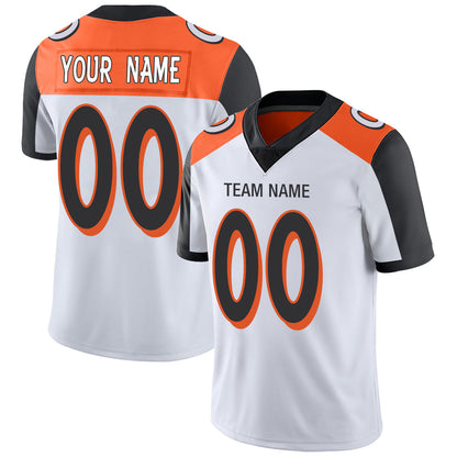 Custom C.Bengal Stitched American Football Jerseys Personalize Birthday Gifts White Jersey - Main View