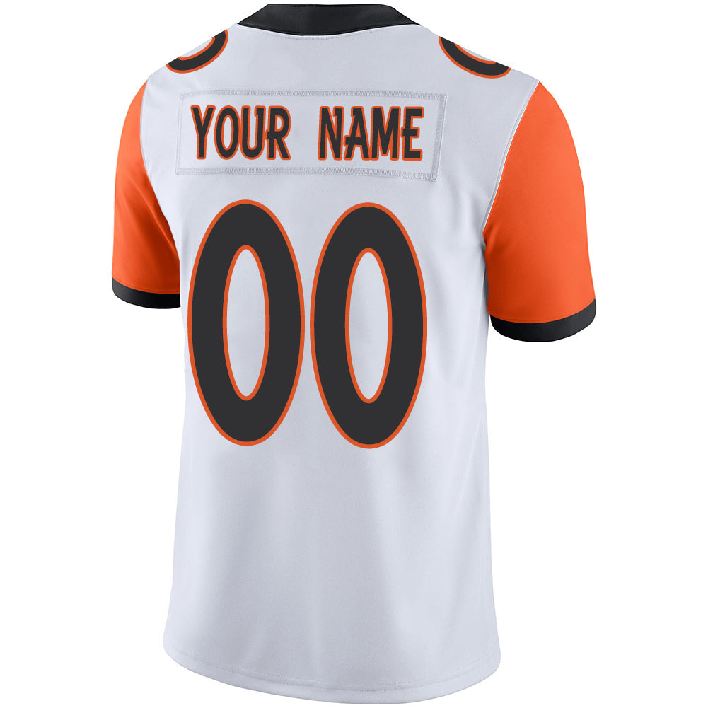 Custom C.Bengal Stitched American Football Jerseys Personalize Birthday Gifts White Jersey view 3