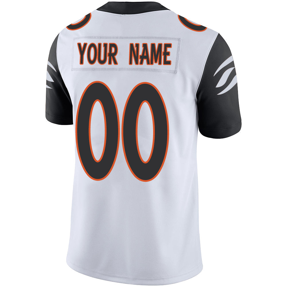 Custom C.Bengal Stitched American Football Jerseys Personalize Birthday Gifts White Jersey view 3