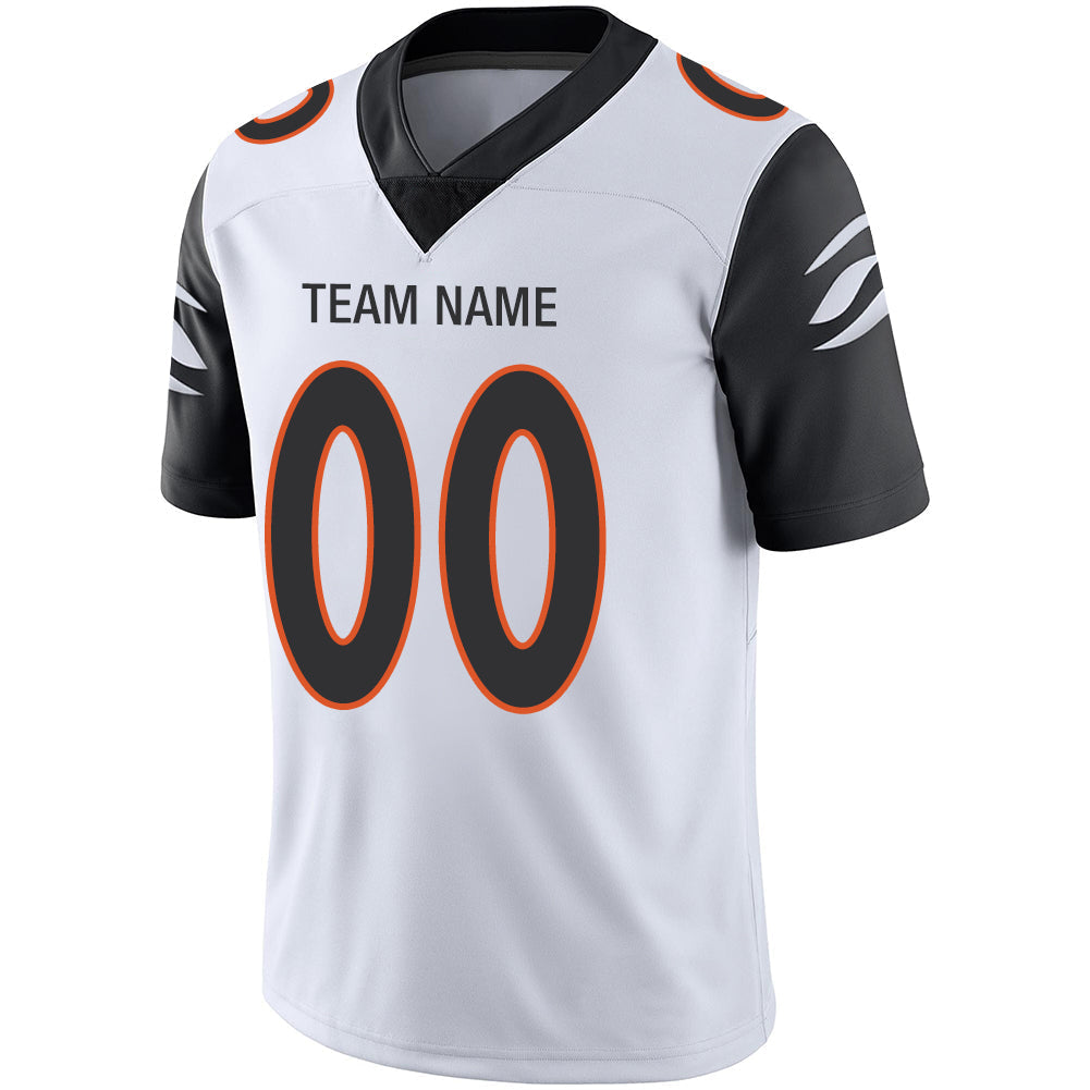 Custom C.Bengal Stitched American Football Jerseys Personalize Birthday Gifts White Jersey view 4