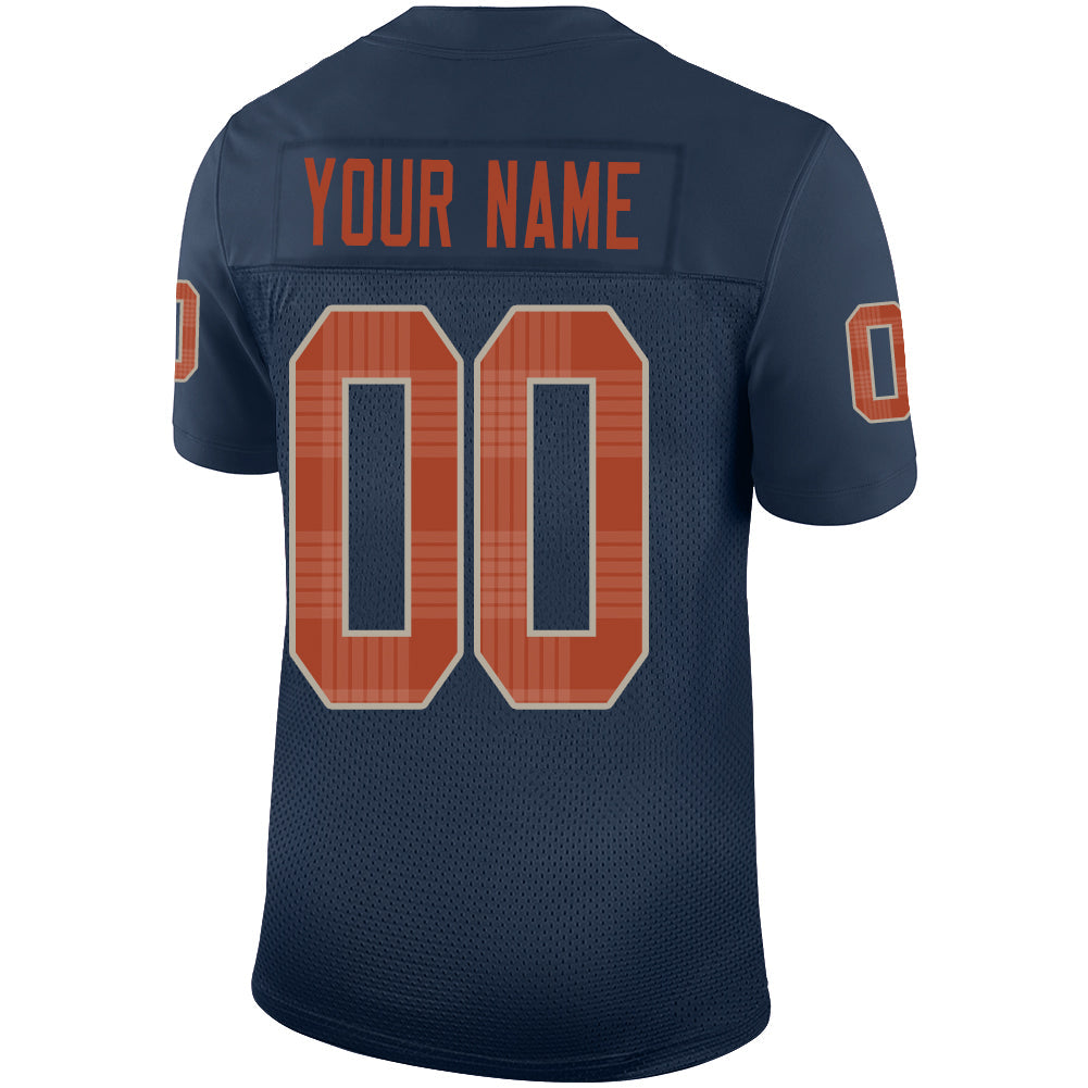Custom C.Bengal Stitched American Football Jerseys Personalize Birthday Gifts Navy Jersey view 3