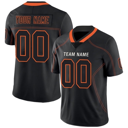 Custom C.Bengal Stitched American Football Jerseys Personalize Birthday Gifts Black Jersey - Main View