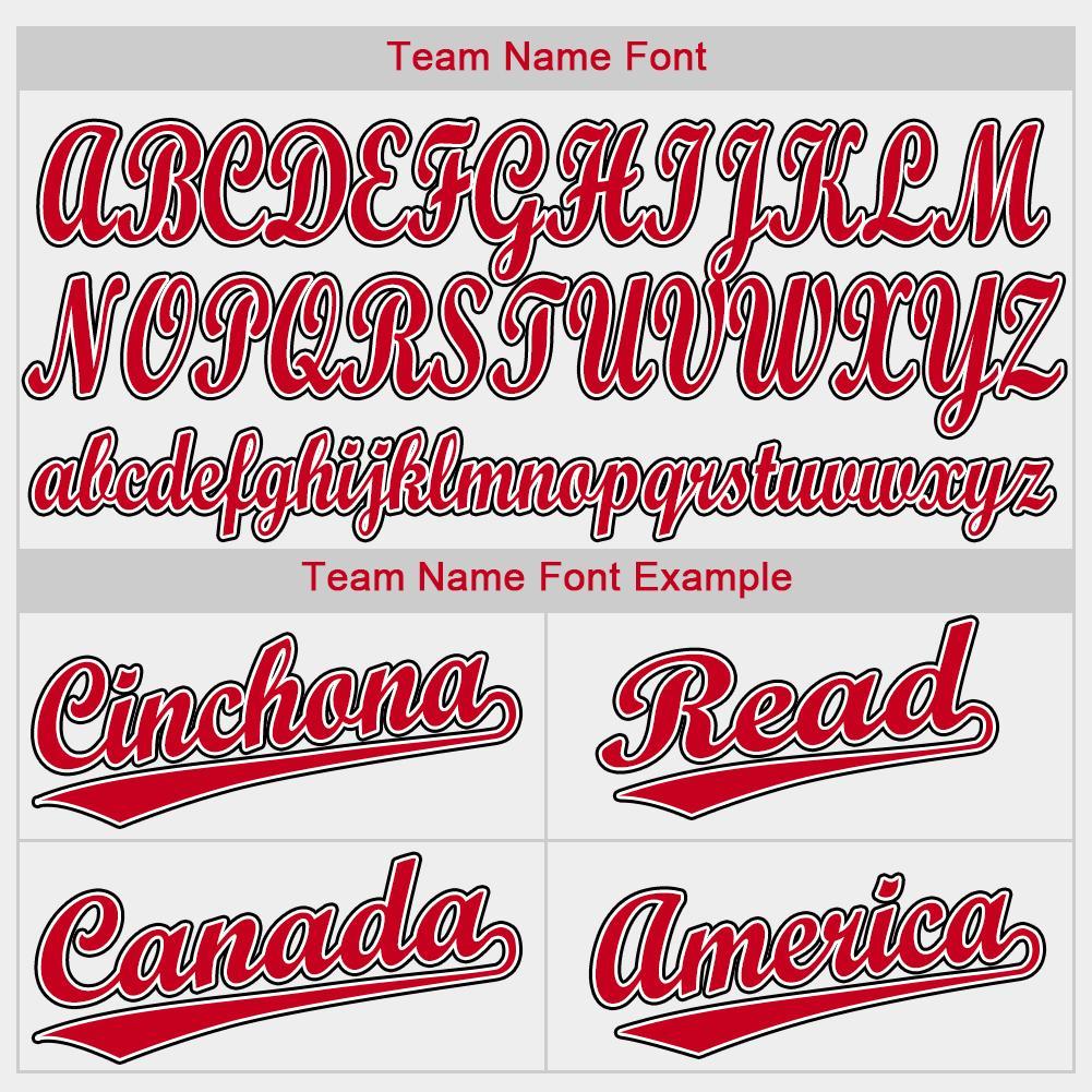 Custom White Red-Black Baseball Jersey view 6