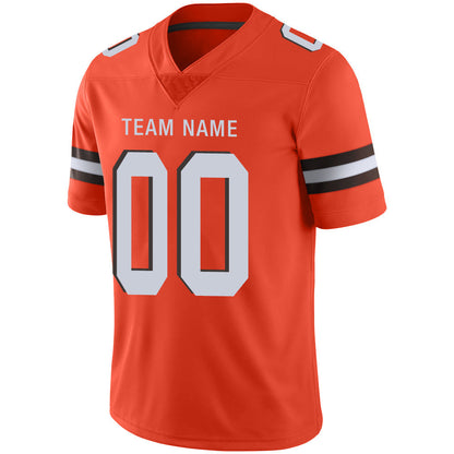Custom C.Brown Stitched American Football Jerseys Personalize Birthday Gifts Orange Jersey view 3
