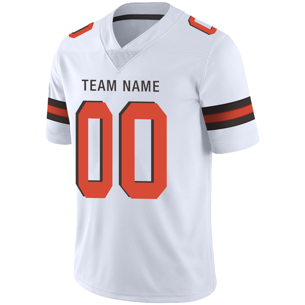 Custom C.Brown Stitched American Jerseys Personalize Birthday Gifts White Football Jerseys view 4