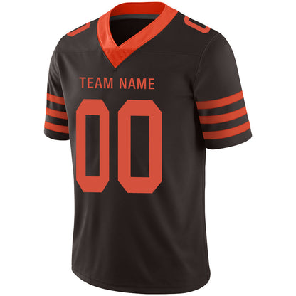 Custom C.Brown Stitched American Football Jerseys Personalize Birthday Gifts Brown Jersey view 4