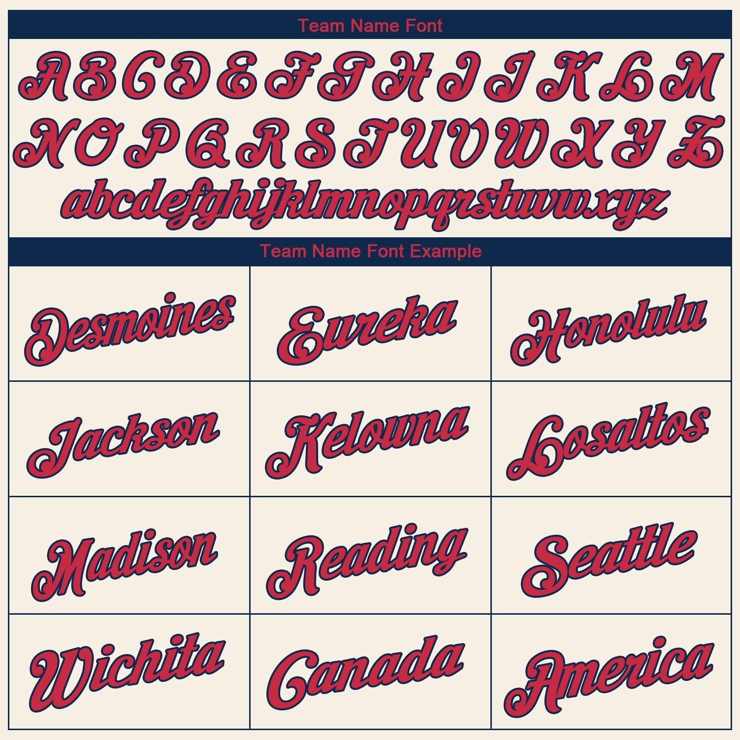 Custom Cream Red-Navy Authentic Baseball Jersey view 6