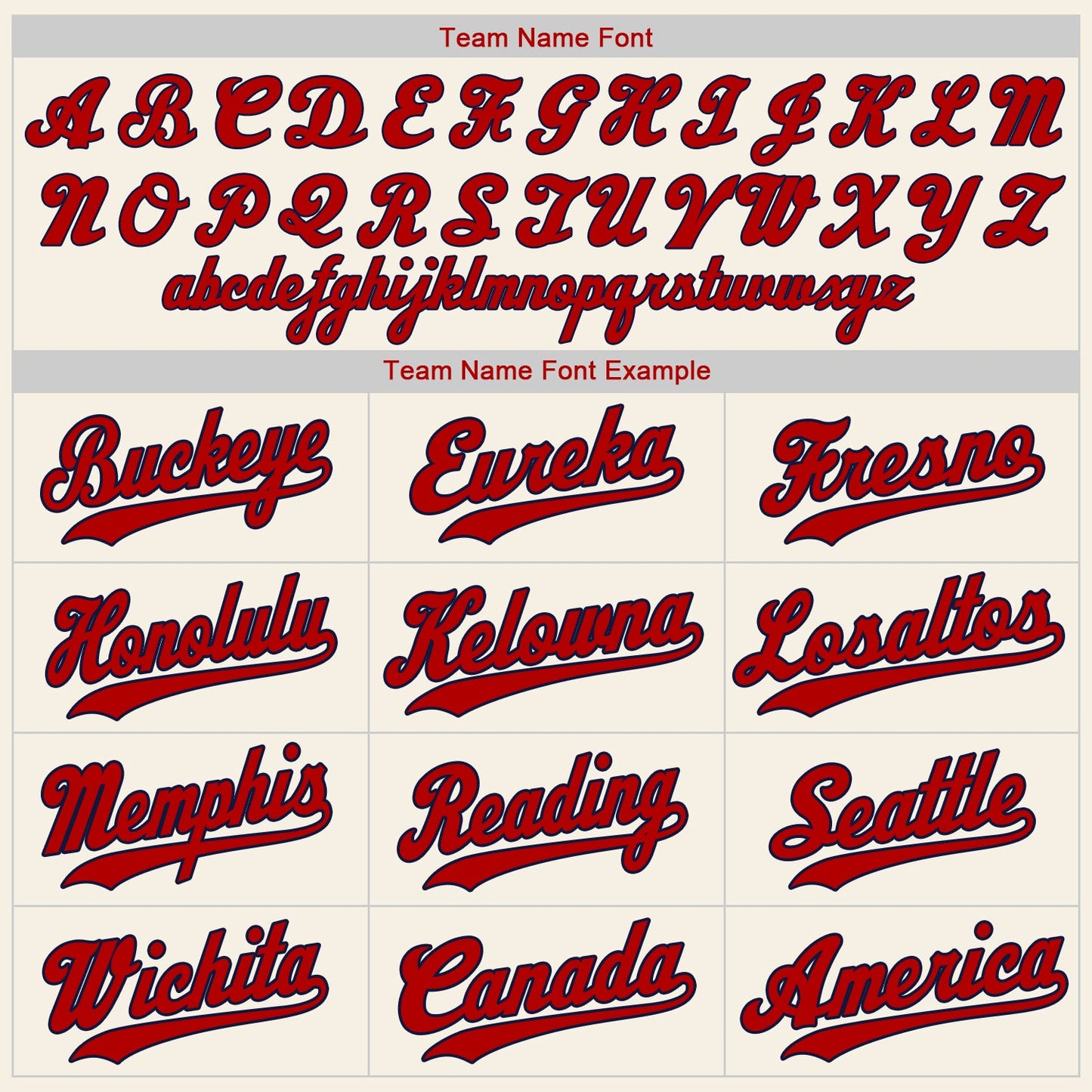 Custom Cream Red-Navy Authentic Baseball Jersey view 5
