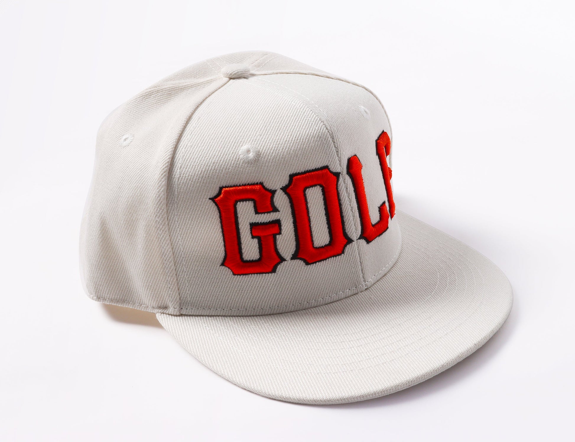 Custom Cream Orange-Black Stitched Adjustable Snapback Hat view 5