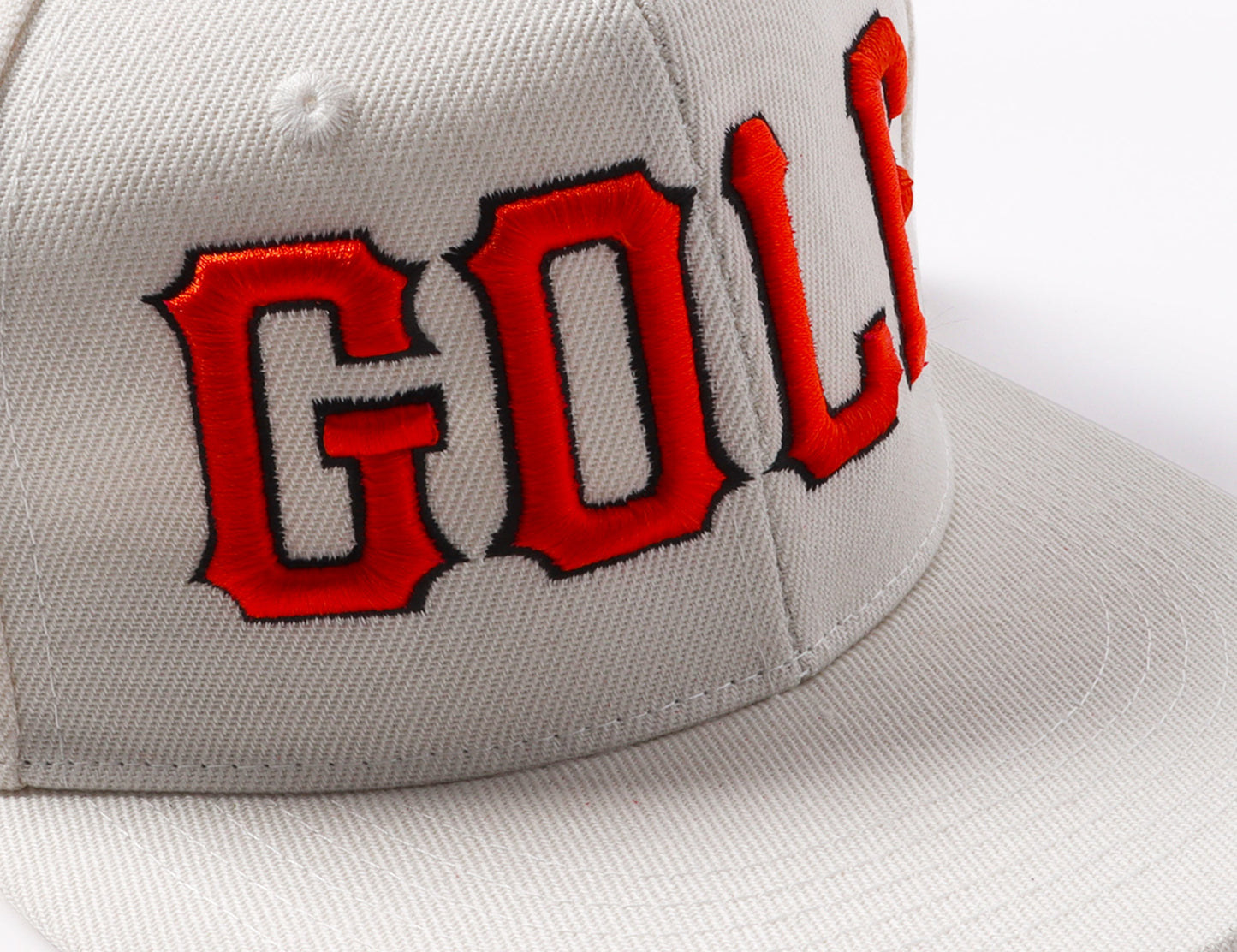 Custom Cream Orange-Black Stitched Adjustable Snapback Hat view 6