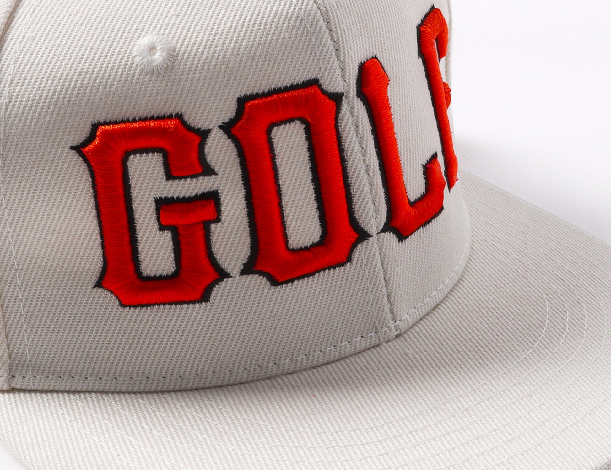 Custom Cream Orange-Black Stitched Adjustable Snapback Hat view 6