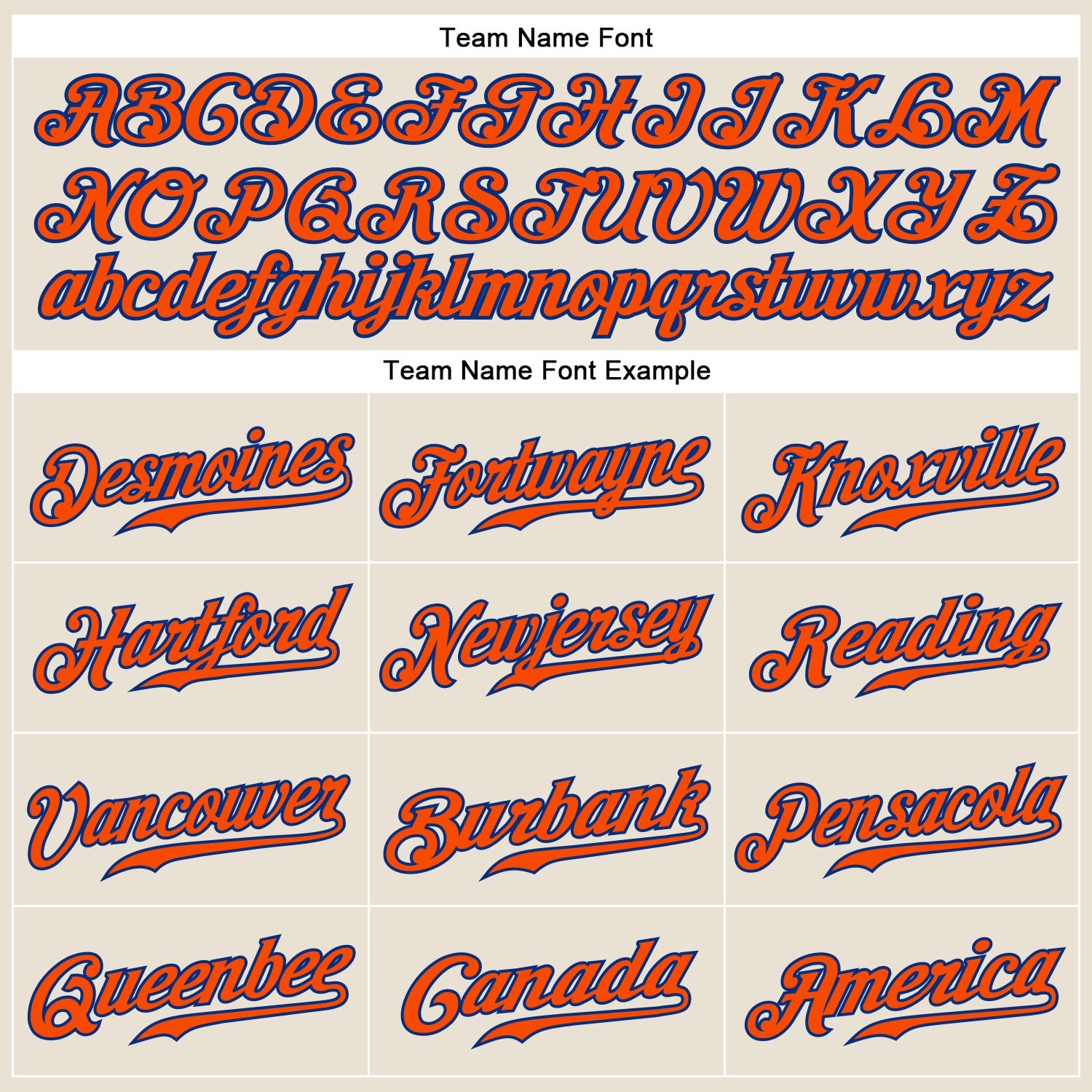 Custom Cream Orange-Royal Authentic Baseball Jersey view 4