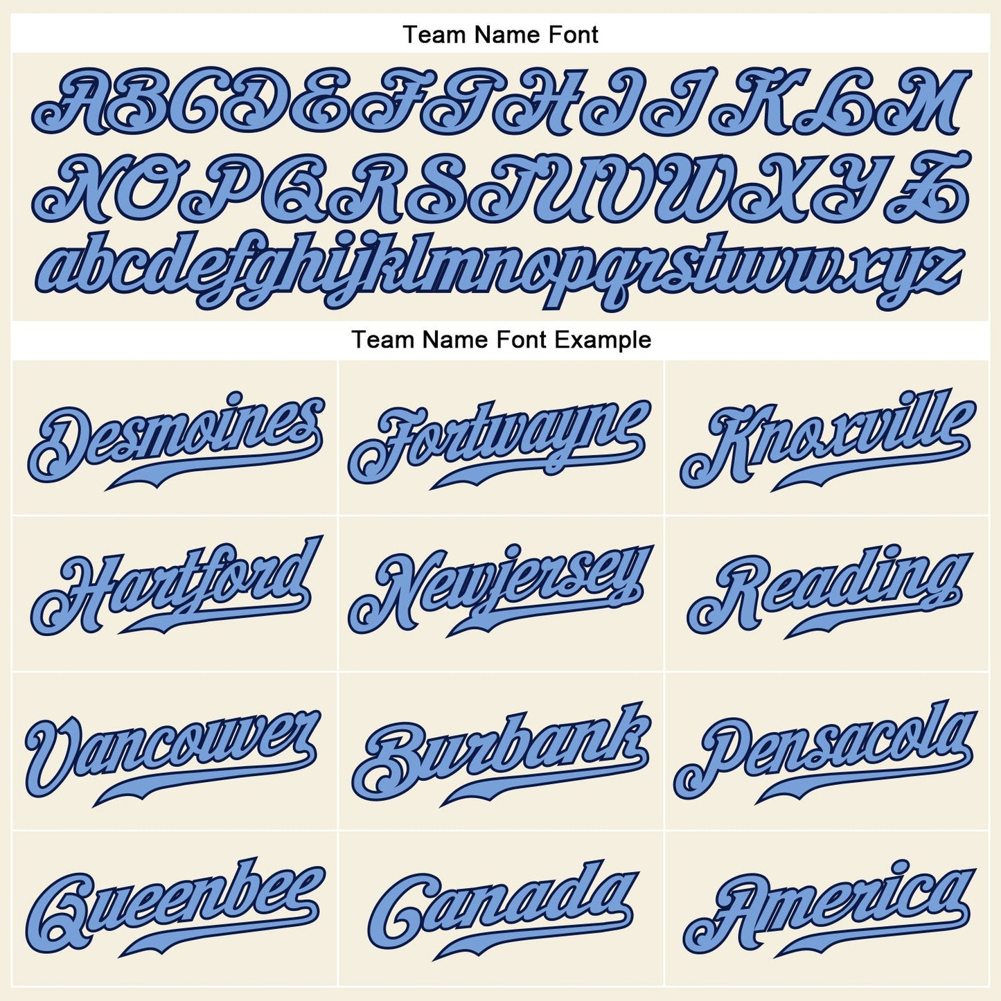 Custom Cream Navy Pinstripe Light Blue-Navy Authentic Baseball Jersey view 4