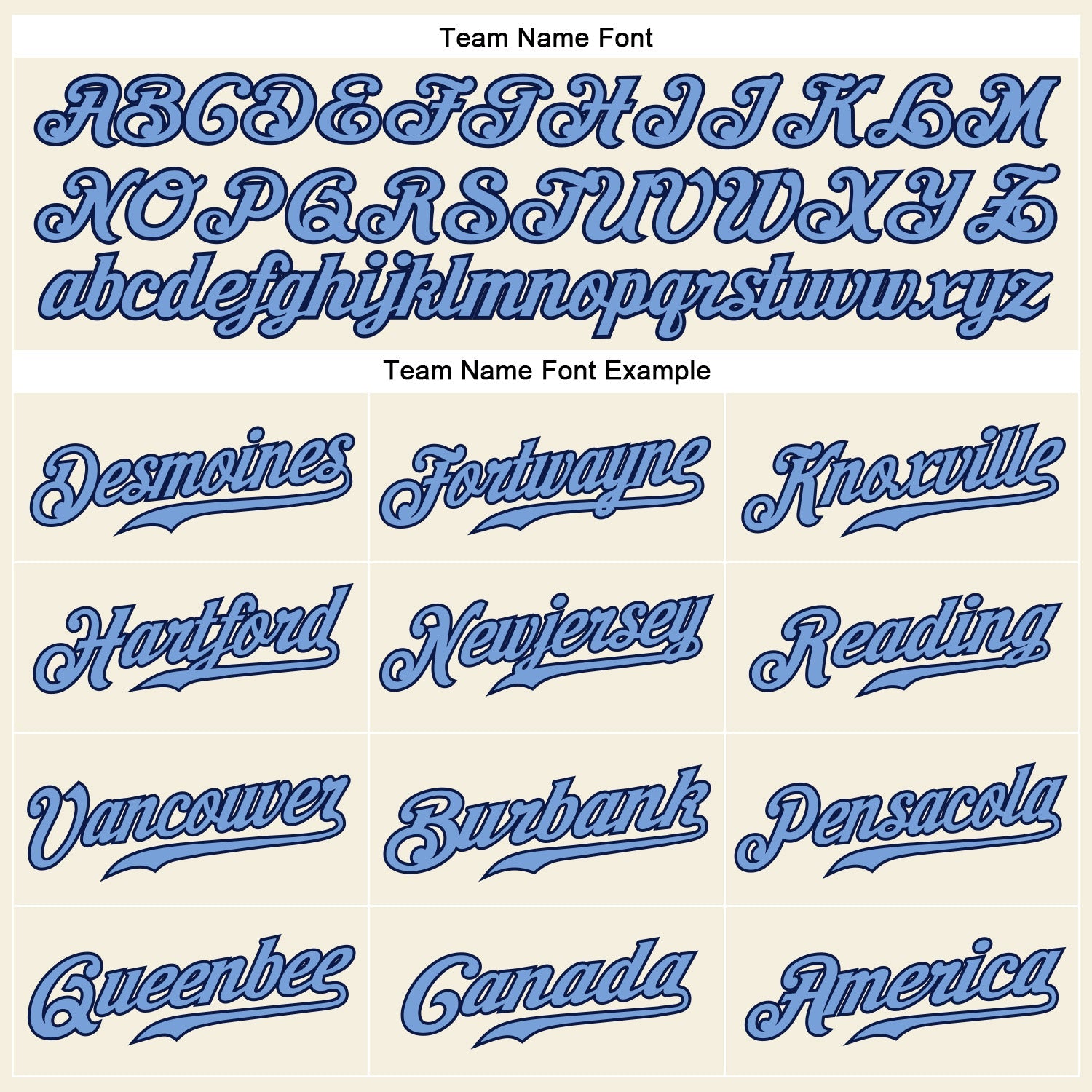 Custom Cream Navy Pinstripe Light Blue-Navy Authentic Baseball Jersey view 4