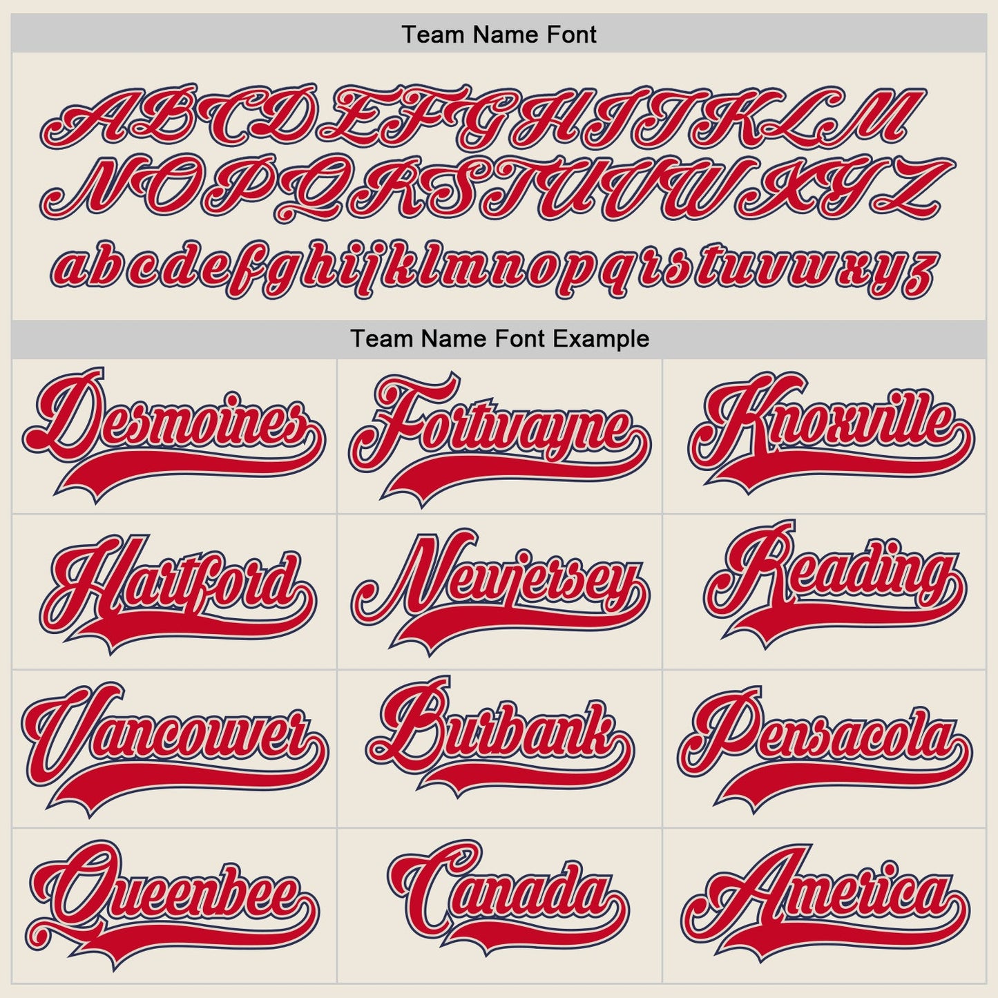 Custom Cream Red-Navy Hockey Jersey view 4