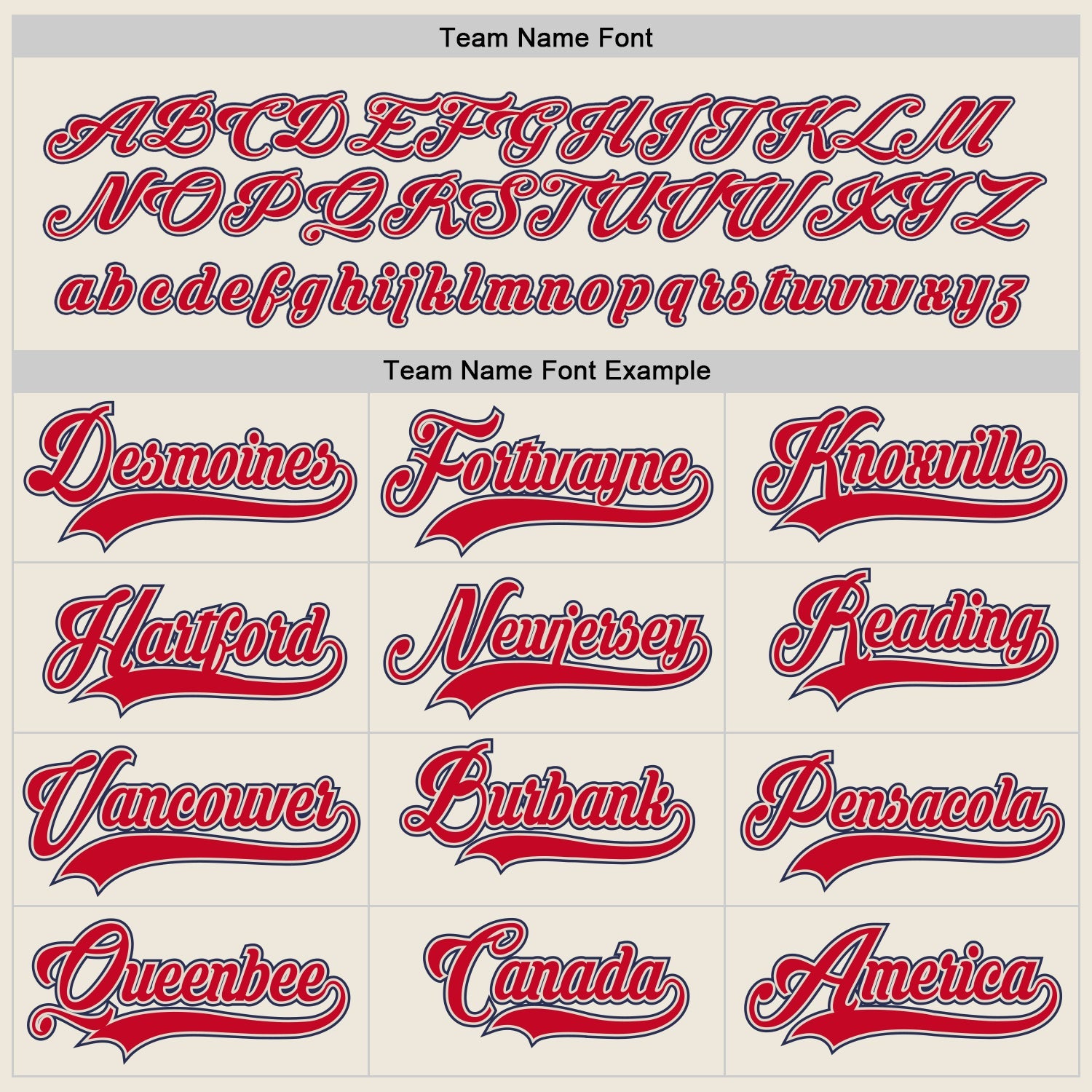 Custom Cream Red-Navy Hockey Jersey view 4