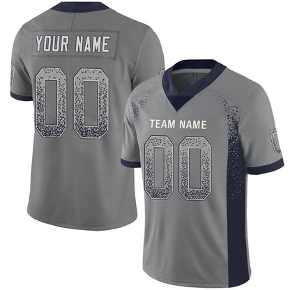 Custom D.Cowboys Stitched American Football Jerseys Personalize Birthday Gifts Grey Jersey - Main View